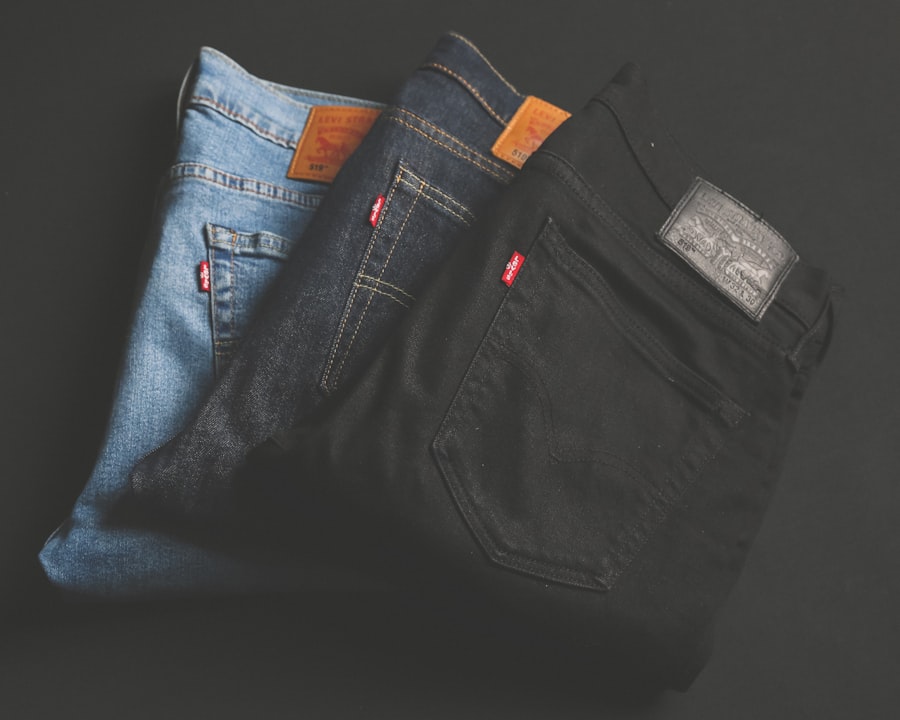 Slim Denim Jeans — Dark Wash